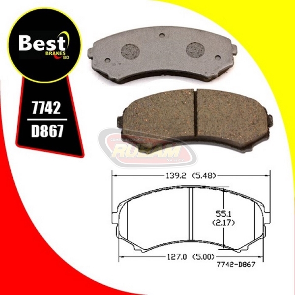 D867-7742-KH BEST BRAKE – Rubam